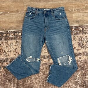 Abercrombie & Fitch the ankle straight ultra High-Rise Jeans
